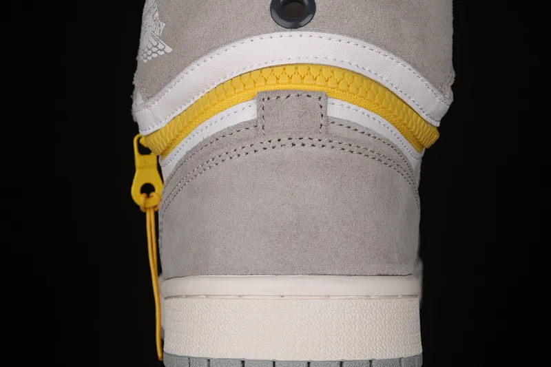 All categories Air Jordan Jordan series basketball shoes Air Jordan 1 High Z version Air Jordan 1 Switch "Light Smoke Grey" Smoke gray zipper J1 Joe 1 high-top cultural basketball shoes CW6576-100